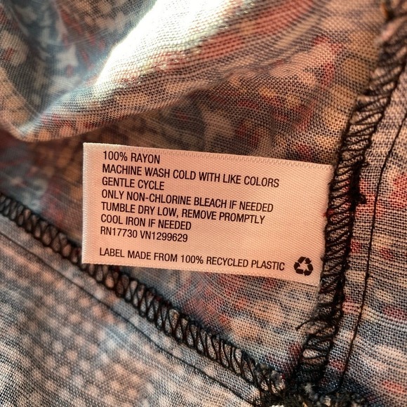 Knox Rose Dress Long Sleeve Sz‎ XL Paisley Print Midi Boho Bohemian Peasant - Picture 6 of 13